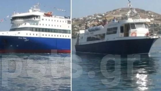 Συγκινητικές στιγμές με πλοία που αποδίδουν τιμές στην Παναγία την Εκατονταπυλιανή στην Πάρο (βίντεο)